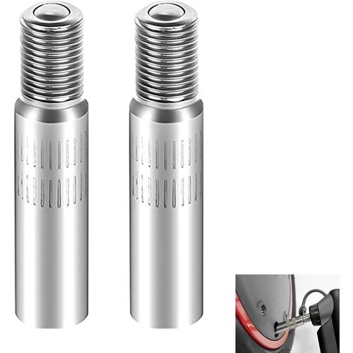 Epkh-2 Pièces Extension De Valve De Pneu 39mm En Alliage D'aluminium, Rallonge Valve Pneu Trottinette, Adaptateur Gonflage Pour Xiaomi M365, Trottinette Électrique, Dualtron, Moto, Camion, Anti-Fuite