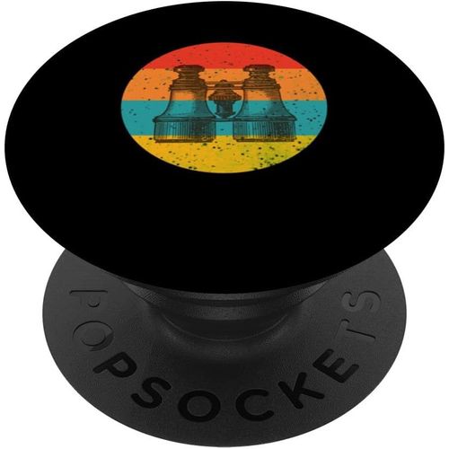 EPKH-Jumelles d'observation des oiseaux vintage pour homme et femme PopSockets PopGrip Interchangeable