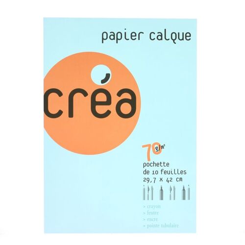 Papier Calque 70 G A3 , Pochette De 10 Feuilles