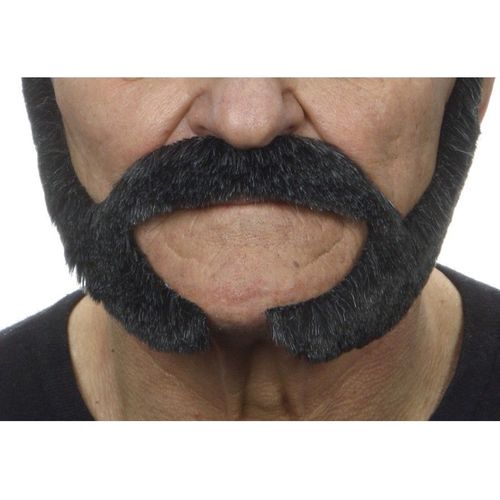 Moustache Avec Péniche Et Les Pattes Noires Grisonnantes (Taille Unique)