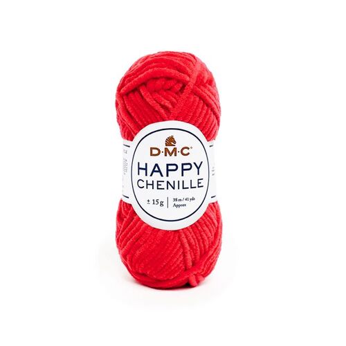Fil Happy Chenille Pelote 15 G Marron Numéro28