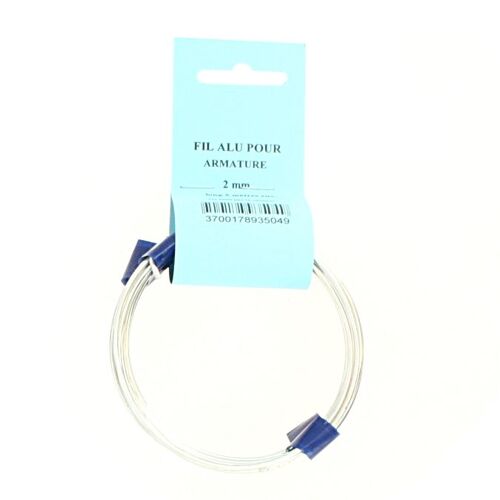 Fil D Aluminium Recuit 2 Mm X 5 M