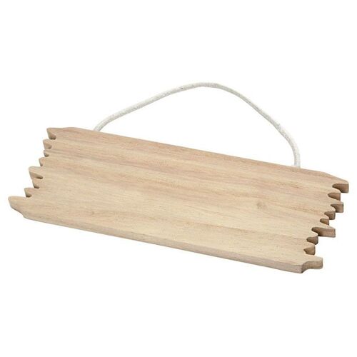 Ecriteau En Bois 16 X 5,5, Cm