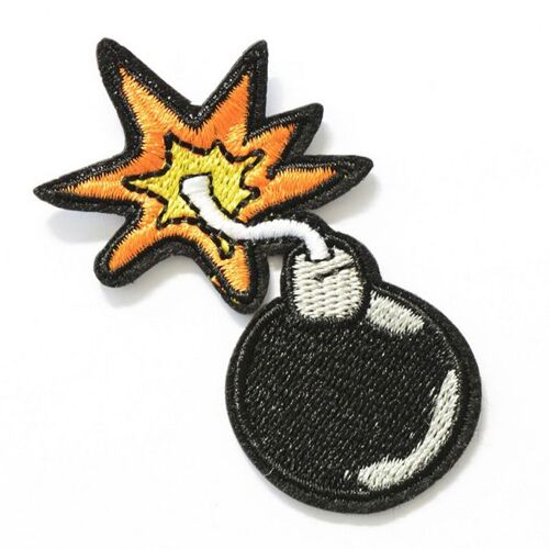 Ecusson Thermocollant Bombe Pop
