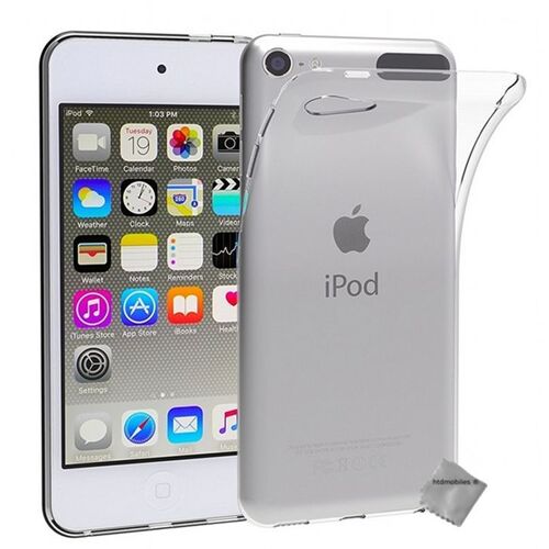 Housse etui coque gel fine pour Apple iPod Touch 7 + film ecran - TRANSPARENT TPU