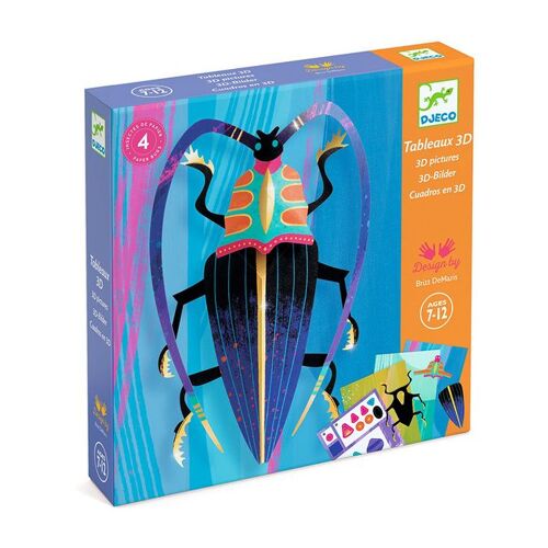Coffret Insectes 3d En Papier Paper Bugs