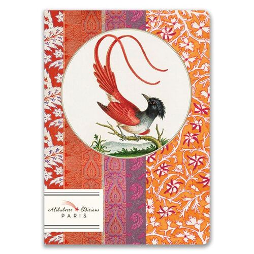 Carnet Ligné A6 10 X 15 Cm 100 G Sur M² 100p L Oiseau Rouge