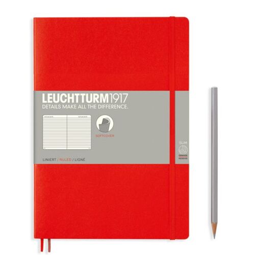 Carnet De Notes Souple B5 17,8 X 25,4 Cm Violet Port Red