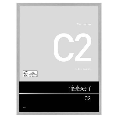 Cadre en aluminium C2 Argent Mat Brosse