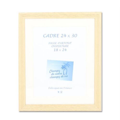 Cadre Nihel Chêne + Passe,partout