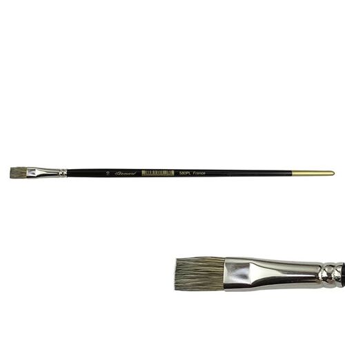 Brosse Plate Imitation Mangouste 580pl 12