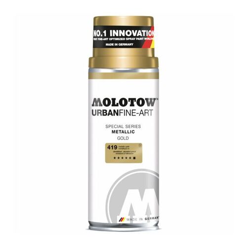 Bombe De Peinture Urban Fine,Art Metallic 400 Ml Or