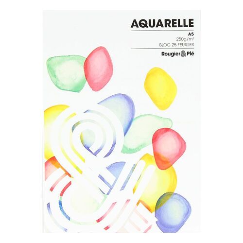 Bloc Aquarelle 250 G Sur M² 25 Feuilles A5