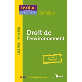 Droit De L'environnement - Licence & Master