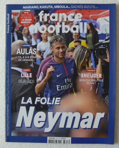 France Football N°3718 La Folie Neymar