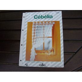 Dmc - Plaquette Explicative Cébélia-Rideau Au Crochet-