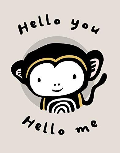 Hello You, Hello Me: Baby's First Mirror Book - Soft And Crinkly Pages, Printed On Organic Cotton
