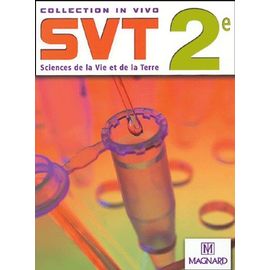 Sciences De La Vie Et De La Terre 2e