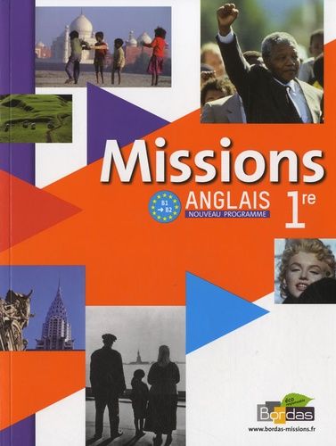 Anglais 1e Missions - B1/B2 (1 Cd Audio)
