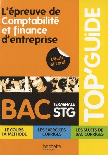L'épreuve De Comptabilité Et Finance D'entreprise Tle Stg
