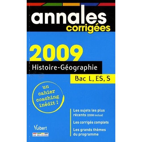 Histoire-Géo Bac L, Es, S - Edition 2009
