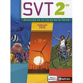 Sciences De La Vie Et De La Terre 2e - Programme 2010