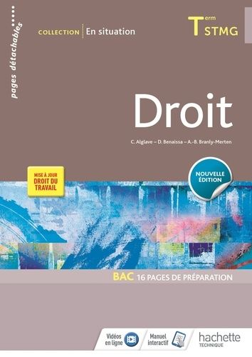 Droit Tle Stmg En Situation - Edition 2018