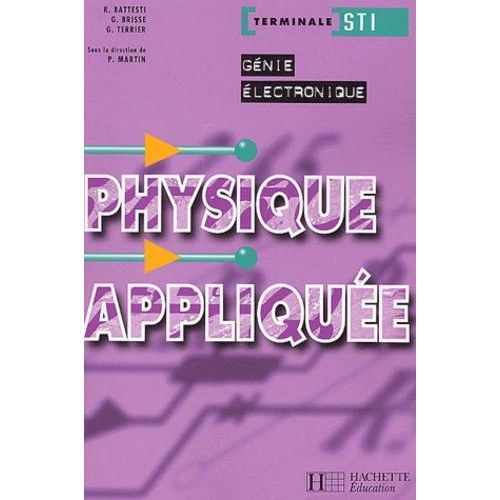 Physique Appliquee Terminale Sti Genie Electronique