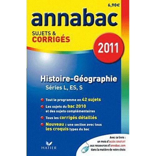 Histoire-Géographie L, Es, S - Sujets Et Corrigés 2011
