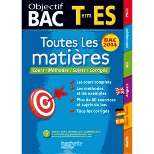 Toutes Les Matières Tle Es