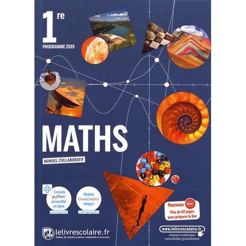 Maths 1re - Manuel De L'élève