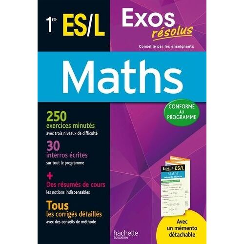 Maths 1re Es/L