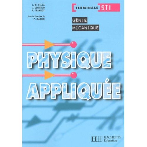 Physique Appliquee Terminale Sti Genie Mecanique
