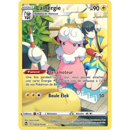 Carte Pokemon - Lainergie - Tg03/Tg30 - Secrete-Rare - Eb12 Tempete Argentée -