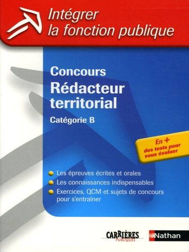 Concours De Rédacteur Territorial - Catégorie B