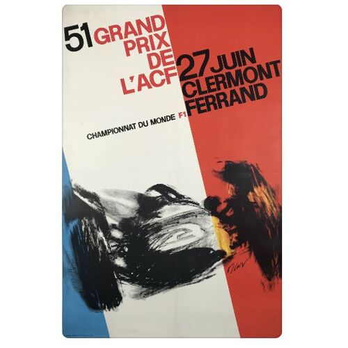 Affiche Clermont Ferrand Prix Acf