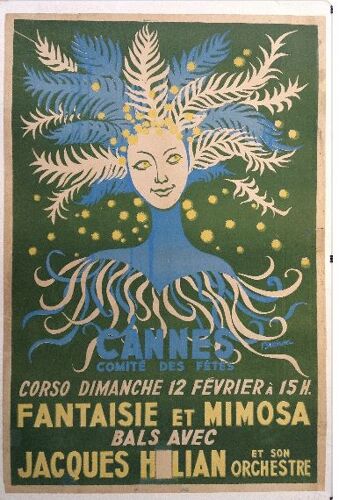 Affiche Cannes Mimosa