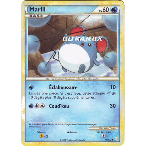 Pokémon - 74/124 - Heartgold Soulsilver - Marill - Commune