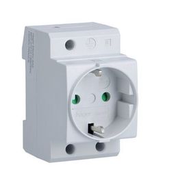 HAGER SN016P | Prise Schuko 10/16A 230V 2P+TT