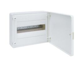 HAGER VS112PE | Tableau électrique VF golf surface 1 rangée 12 modules blanc opaque + bandeau