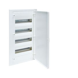 HAGER VF412PE | Tableau électrique encastrable VF golf 4 rangées 48 modules blanc opaque+bandeau