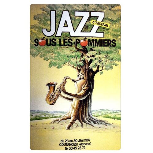 Affiche Coutances Jazz 1987