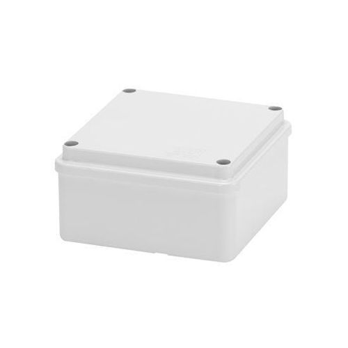 GEWISS GW44204 | Boîte de dérivation vissée couvercle bas 100x100x50mm gris IP56