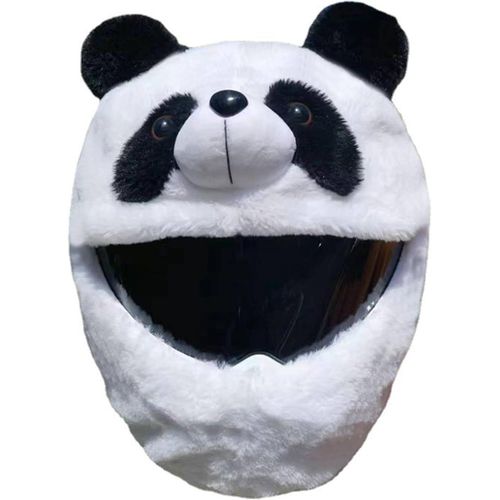 Kalanka-Housse Casque Moto Deco Couvre, Panda Peluche Hommes & Femmes