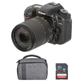 NIKON D7500 reflex 20.9 mpix + objectif KIT AF-S 18-140MM F3.5-5.6G ED VR DX + Sac + SD 16 Go