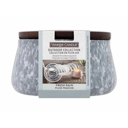 Yankee Candle 283g Outdoor Collection Pluie Fraîche, Bougies Parfumées