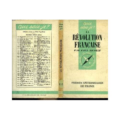 Que Sais-Je? N° 142 La Révolution Française