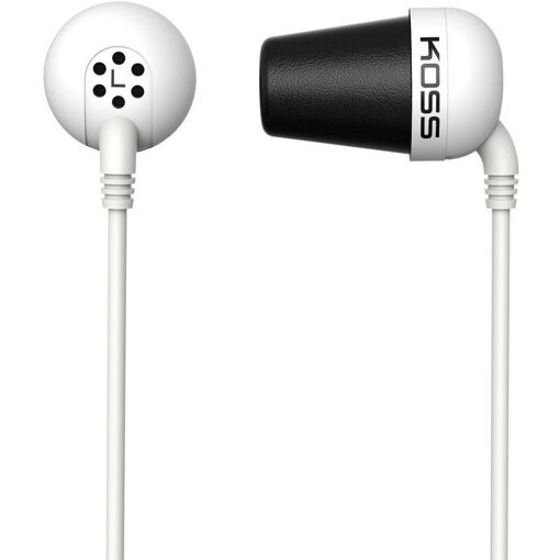 Écouteurs Koss KPH30iW - Intra-auriculaires Avec Micro Et Commande Tactile - Blanc Et Bleu - Neufs