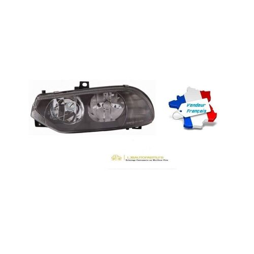 Optique Avant Gauche Électrique H1+H7 Avec Entourage Noir Du Réflecteur Oe: 60679707 Alfa Romeo 156 (932) De 1997 À 2003