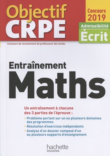 Entraînement Maths - Admissibilité Ecrit
